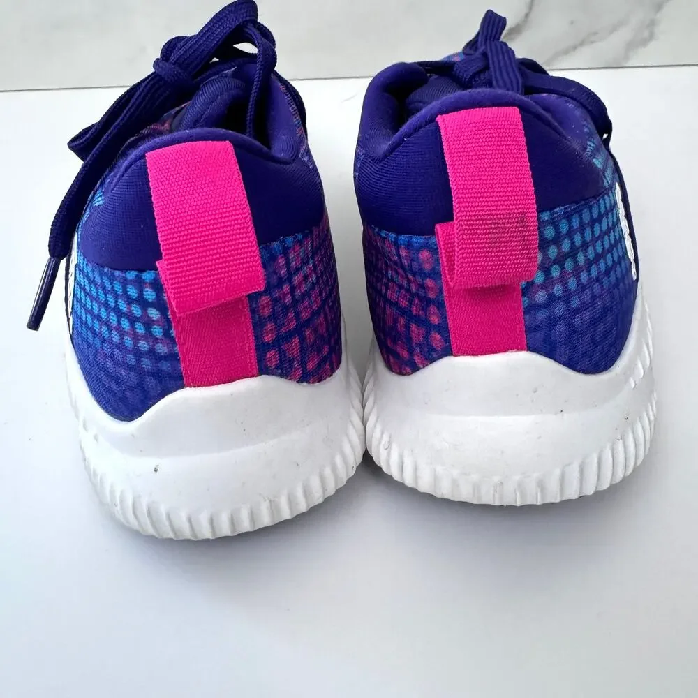 Adidas Big Kids ART DB0599 Cloudfoam Sneakers Size 6.5 Knit Active Purple Pink
